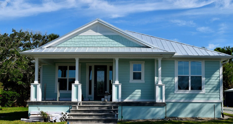 Natural wood siding
